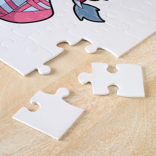 Elephant at Ballet with Skirt Legpuzzel (Zijkant)