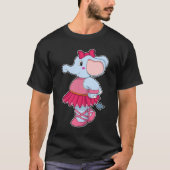 Elephant at Ballet with Skirt T-shirt (Voorkant)