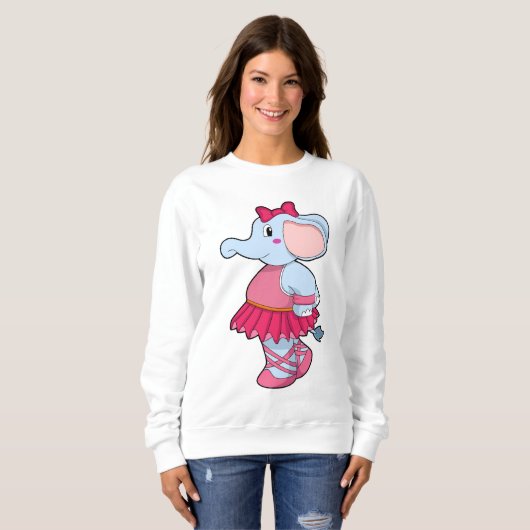 Elephant at Ballet with Skirt Trui (Voorkant volledig)