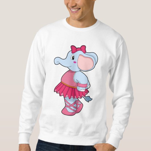 Elephant at Ballet with Skirt Trui (Voorkant)