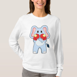 Elephant at Boxing with Boxing gloves T-shirt