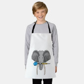 Elephant at Darts with Dart Schort (Gedragen)