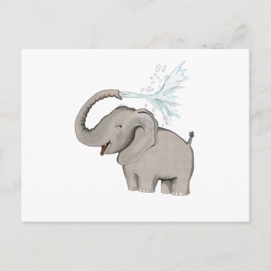 Elephant AVAL Briefkaart (Voorkant)