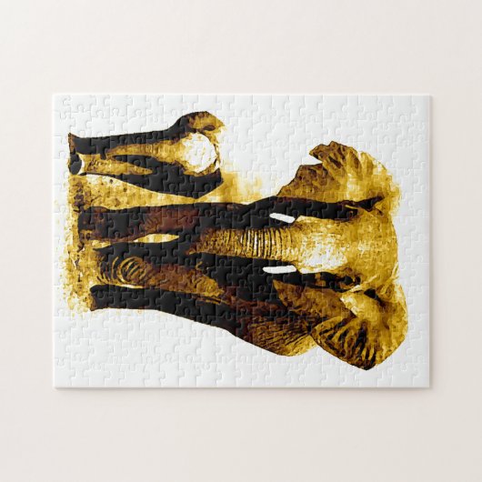 Elephant & Baby - Animals Art Legpuzzel (Horizontaal)