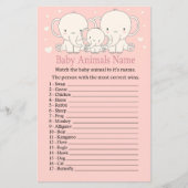 Elephant Baby Animals Name Game (Voorkant)