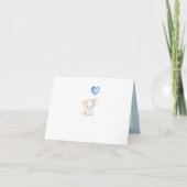 Elephant Baby bedankkaart (Achterkant)