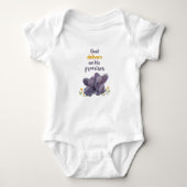 Elephant Baby Bodysuit (Voorkant)