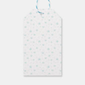 Elephant Baby Boy Baby shower Favor/Gift Label Cadeaulabel (Achterkant)