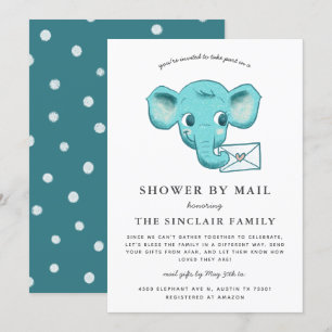 Elephant Baby Boy Shoby Mail Kaart