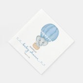 Elephant Baby Boy Shower Servet (Hoek)