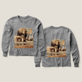 Elephant & Baby Elephant (Voorkant /achterkant)