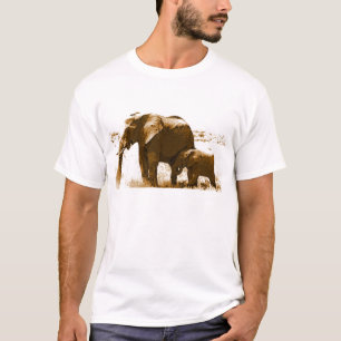 Elephant & Baby Elephant T-shirt