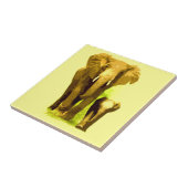 Elephant & Baby Elephant Tegeltje (Zijkant)