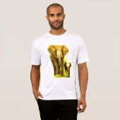 Elephant & Baby Elephant Walking T-shirt (Voorkant volledig)