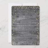 Elephant Baby Girl Shower Rustige Florals Kaart (Achterkant)