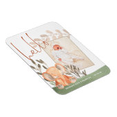 Elephant Baby Photo Keepomwille Birth Announance Magneet (Rechterzijde)