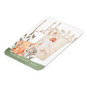 Elephant Baby Photo Keepomwille Birth Announance Magneet (Linkerzijde)