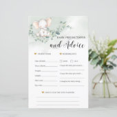 Elephant baby predictions and guidance game card (Staand voorkant)