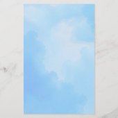 Elephant Baby shower Advies & Voorspellingen Kaart (Achterkant)