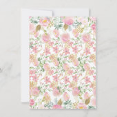 Elephant Baby shower Bedankt voor je kaarten (Achterkant)