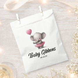 Elephant Baby shower Bedankzakje