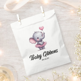 Elephant Baby shower Bedankzakje