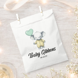 Elephant Baby shower Bedankzakje