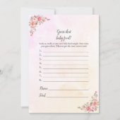 Elephant Baby shower Boho denkt dat Baby Kaart (Voorkant)