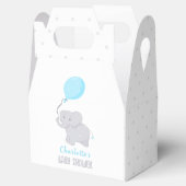 Elephant Baby shower Boy Cute Favor Box Bedankdoosjes (Geopend)