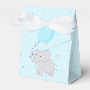 Elephant Baby shower Boy Cute Favor Box Bedankdoosjes