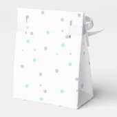 Elephant Baby shower Boy Cute Favor Box Bedankdoosjes (Achterkant)