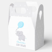 Elephant Baby shower Boy Cute Favor Box Bedankdoosjes (Geopend)