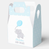 Elephant Baby shower Boy Cute Favor Box Bedankdoosjes (Geopend)
