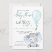 ELEPHANT, BABY SHOWER, BOY SHOWER, EEN LICHAAM (Voorkant)
