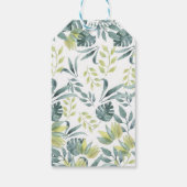 Elephant Baby shower Cadeaulabel (Achterkant)