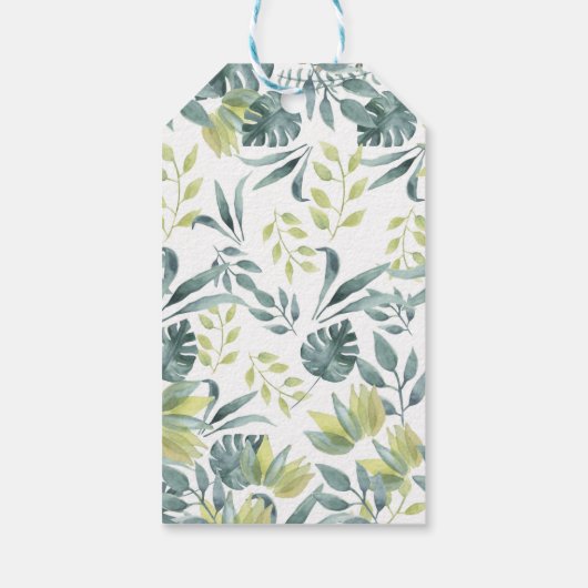 Elephant Baby shower Cadeaulabel (Achterkant)