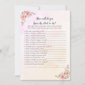 Elephant Baby shower die papa het beste spel kent Kaart (Voorkant)