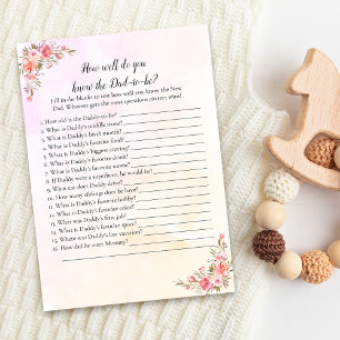 Elephant Baby shower die papa het beste spel kent Kaart