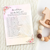 Elephant Baby shower die papa het beste spel kent Kaart