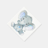 Elephant Baby shower, eerste verjaardagsfeest serv Servet (Hoek)