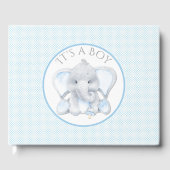 Elephant Baby shower Gastenboek (Voorkant)