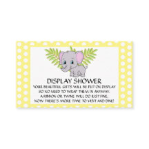 Elephant Baby shower Gender Neutrale Display Showe
