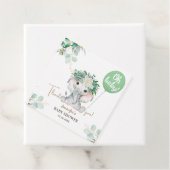 Elephant Baby shower Geslacht Neutraal Bedankjes Labels (In situ)
