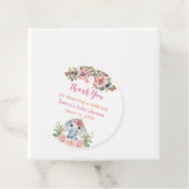 Elephant Baby shower Gift Labels (In situ)
