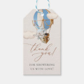 Elephant Baby shower Gift Labels Cadeaulabel (Voorkant)