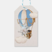 Elephant Baby shower Gift Labels Cadeaulabel (Achterkant)