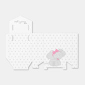 Elephant Baby shower Girl 💗 🐘 Bedankdoosjes (Uitgevouwen)