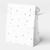 Elephant Baby shower Girl Cute Favor Box Bedankdoosjes (Achterkant)