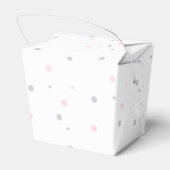 Elephant Baby shower Girl Cute Favor Box Bedankdoosjes (Achterkant)