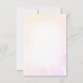 Elephant Baby shower Hartelijk dank Bedankkaart (Achterkant)